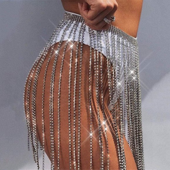Sparkling Bling Things Other - NEW Sparkling Bling Swarovski Crystal Rhinestone Skirt